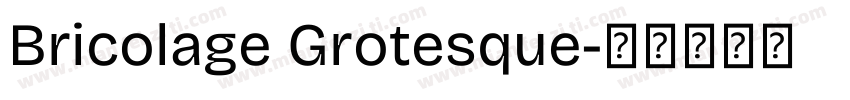 Bricolage Grotesque字体转换